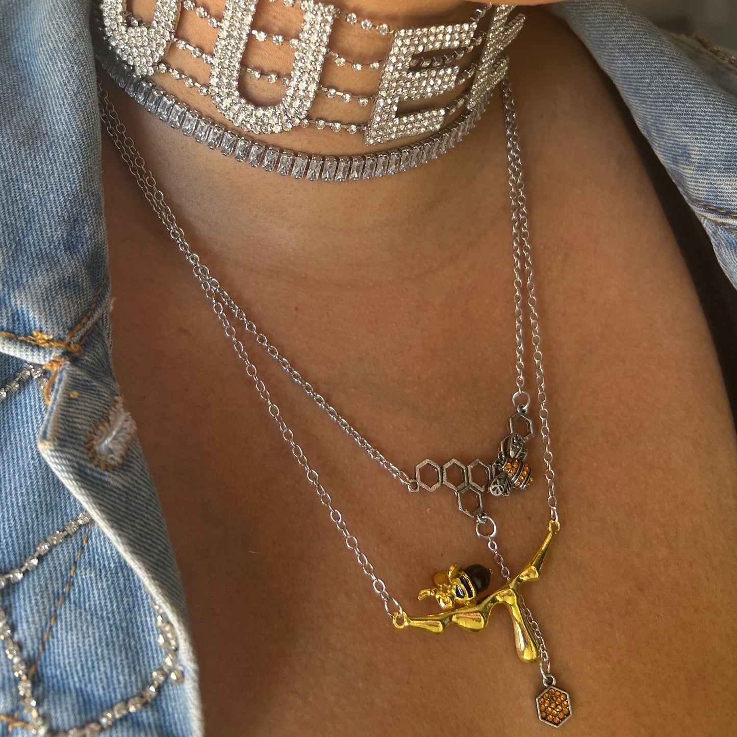 Honey Comb Necklace