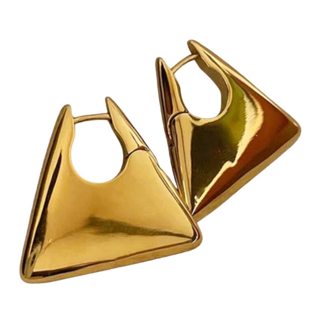 Triangle Hoop Earrings (small)