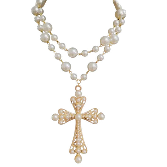2 Piece Cross Necklace
